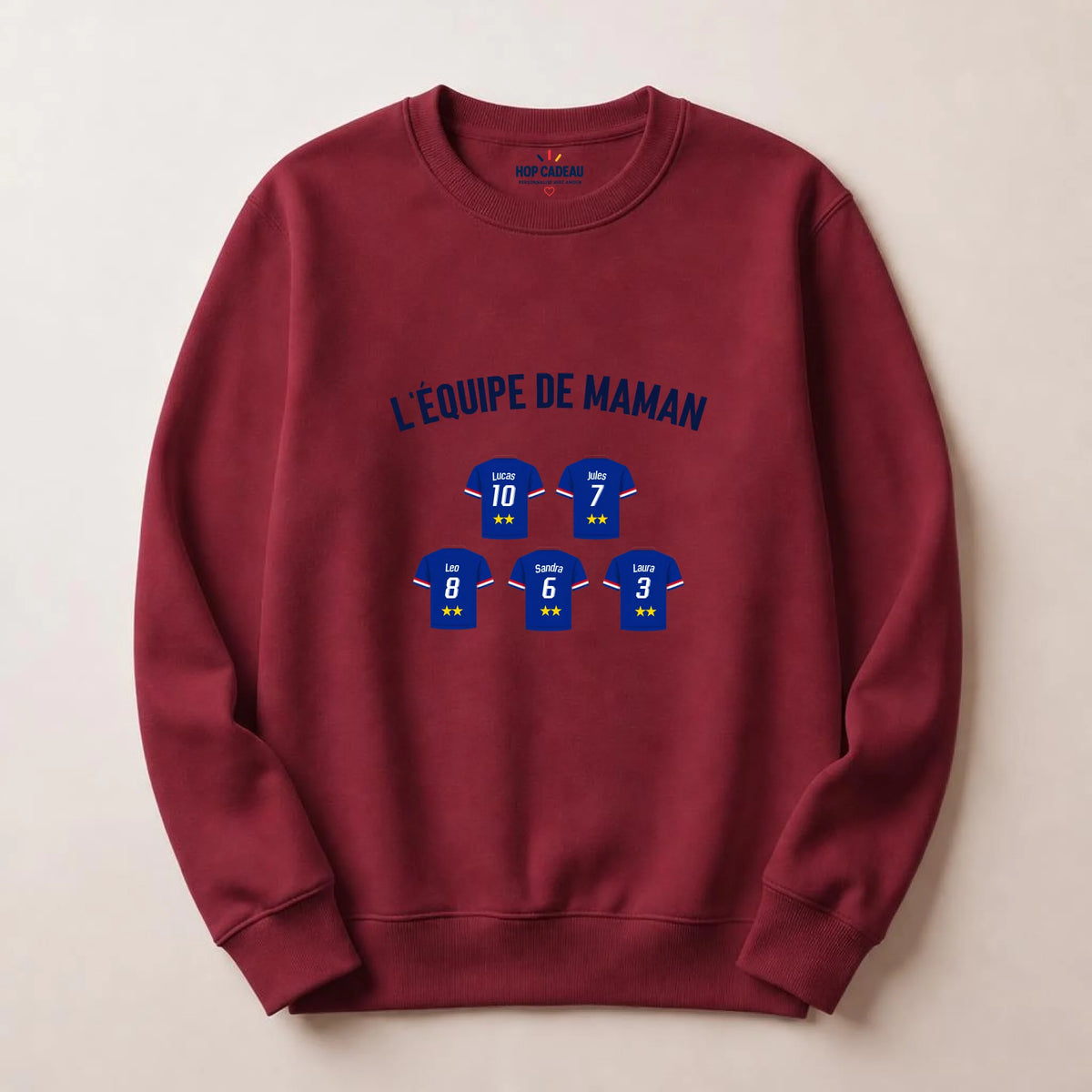 T-shirt Maman personnalisé – L’équipe de Maman – vue 20