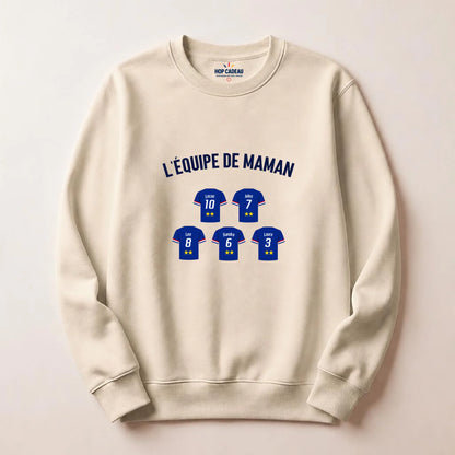 T-shirt Maman personnalisé – L’équipe de Maman – vue 22
