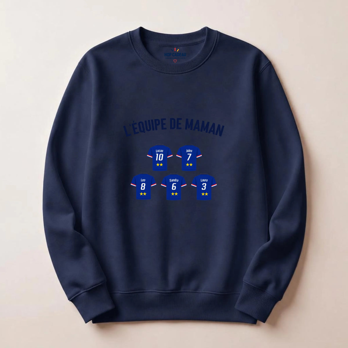 T-shirt Maman personnalisé – L’équipe de Maman – vue 23