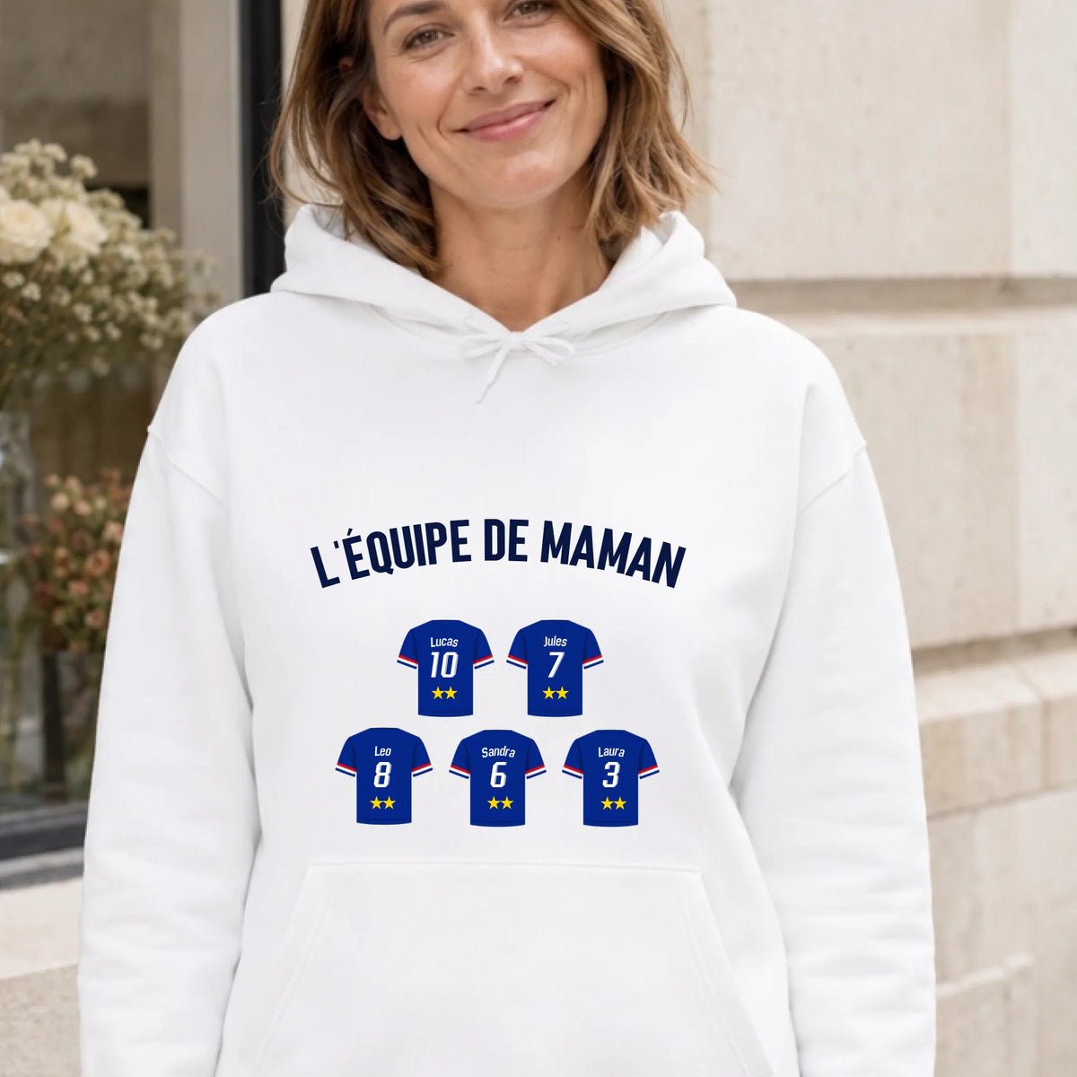 T-shirt Maman personnalisé – L’équipe de Maman – vue 25