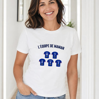 T-shirt Maman personnalisé – L’équipe de Maman