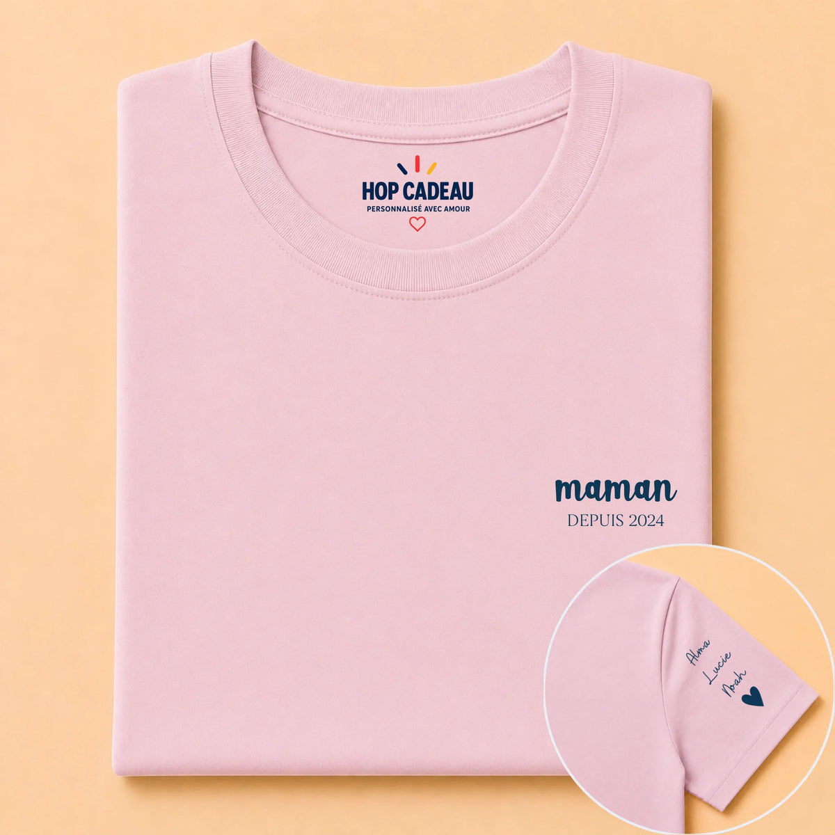 T-shirt Maman personnalisé – Maman depuis – vue 7