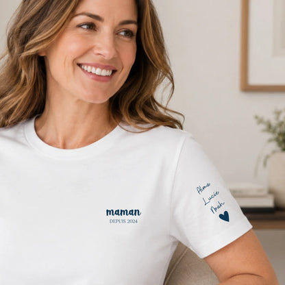 T-shirt Maman personnalisé – Maman depuis