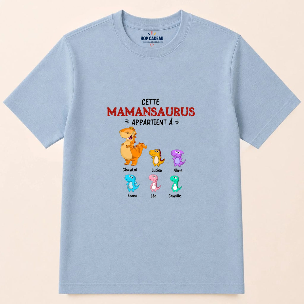T-shirt Maman personnalisé – Mamansaurus – vue 13