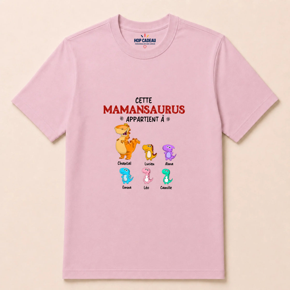T-shirt Maman personnalisé – Mamansaurus – vue 14