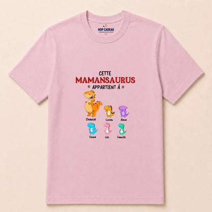 T-shirt Maman personnalisé – Mamansaurus – vue 14