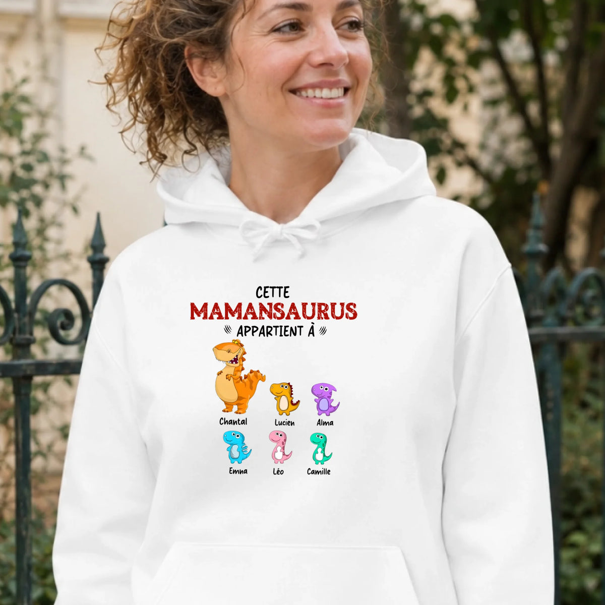 T-shirt Maman personnalisé – Mamansaurus – vue 27