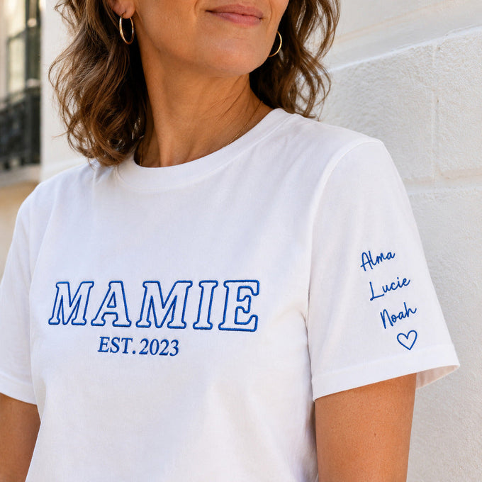 T-shirt personnalisé mamie - Future mamie