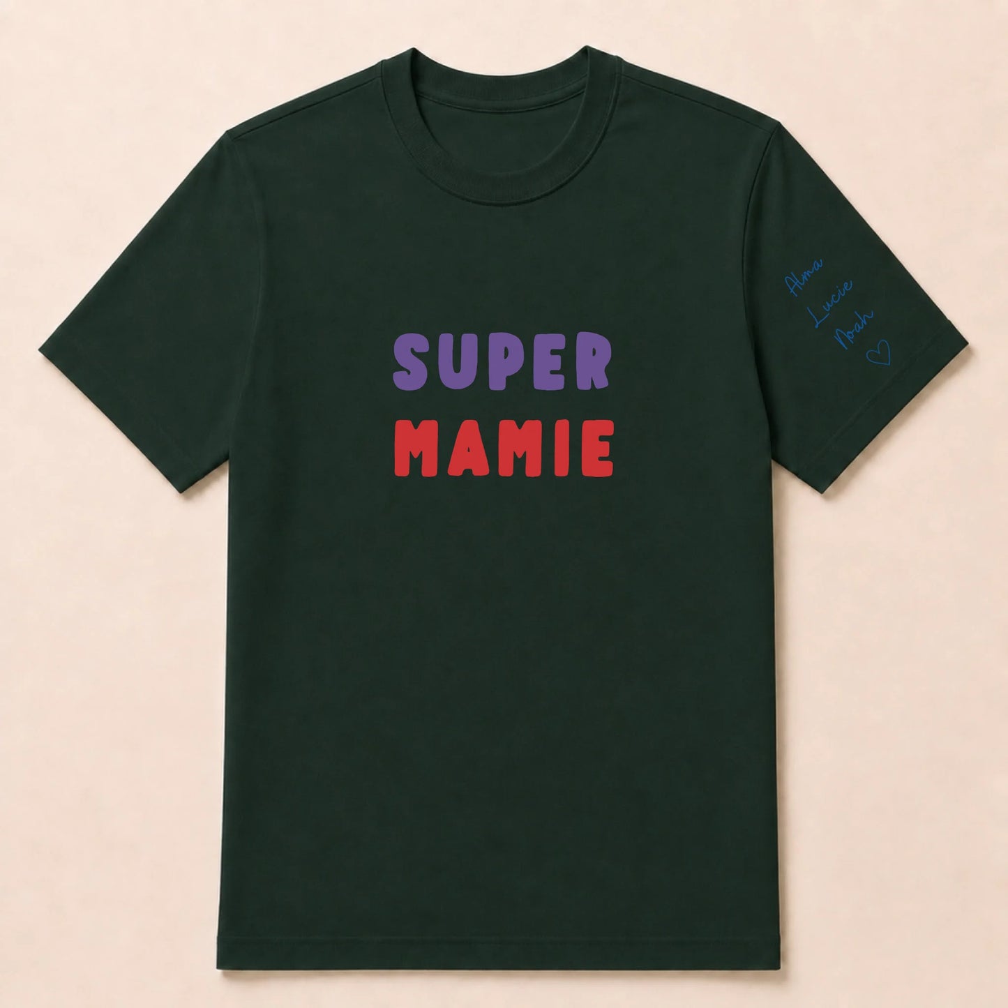 T-shirt personnalisé mamie - Super mamie – vue 16