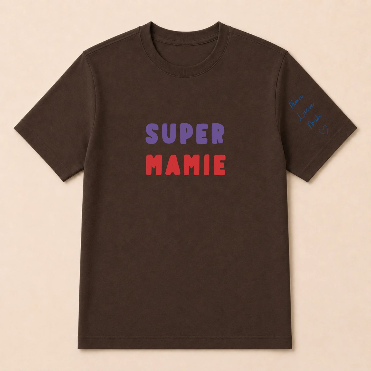 T-shirt personnalisé mamie - Super mamie – vue 18