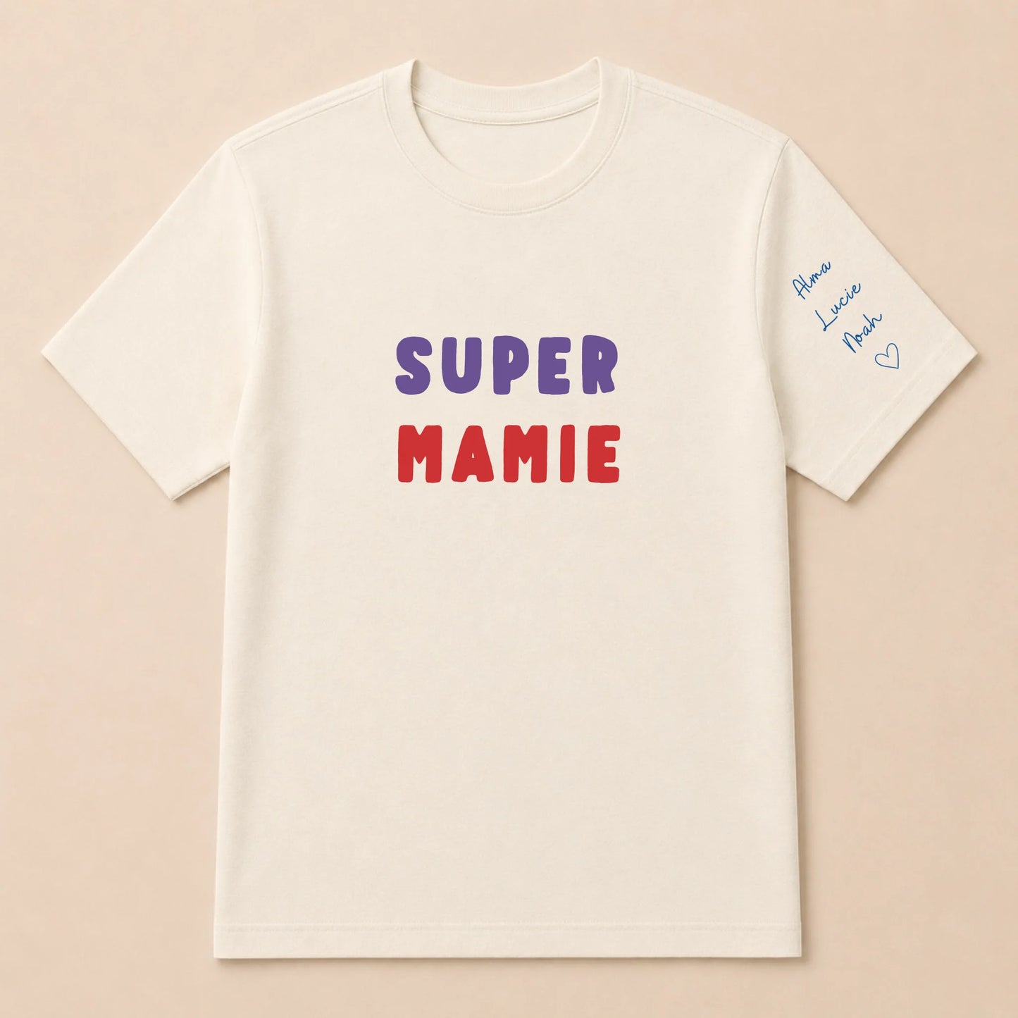 T-shirt personnalisé mamie - Super mamie – vue 19