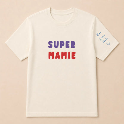 T-shirt personnalisé mamie - Super mamie – vue 19