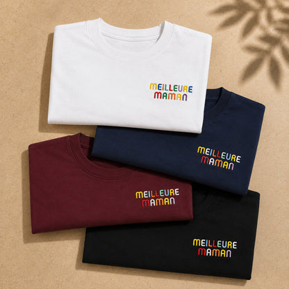 T-Shirt personnalisé Meilleure Maman