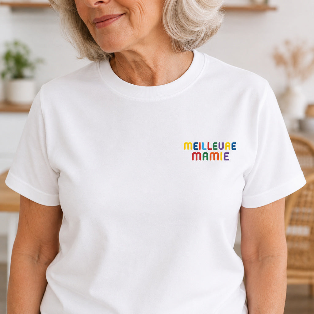 T-Shirt personnalisé Meilleure Mamie