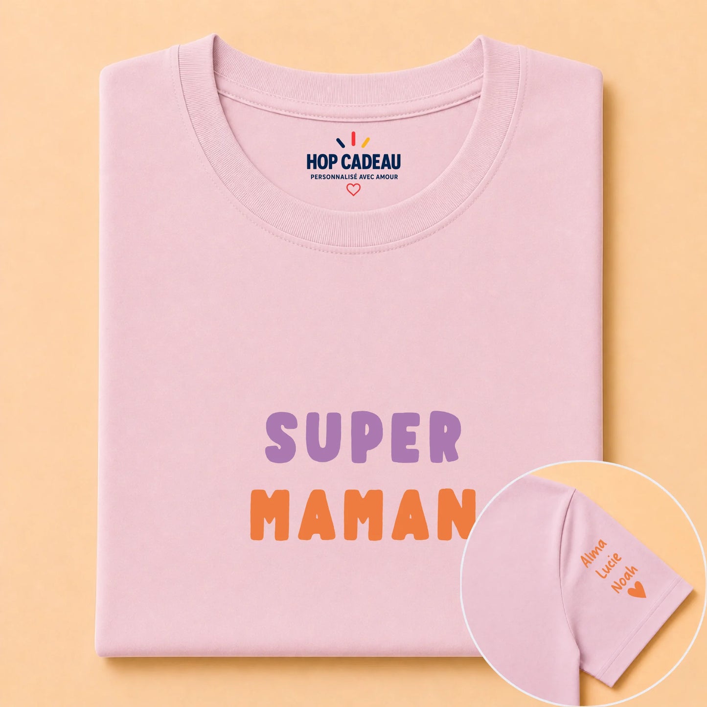 T-shirt personnalisé maman - Super maman – vue 11