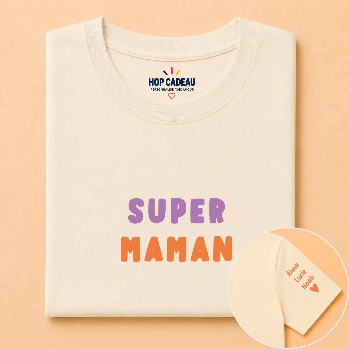 T-shirt personnalisé maman - Super maman – vue 14