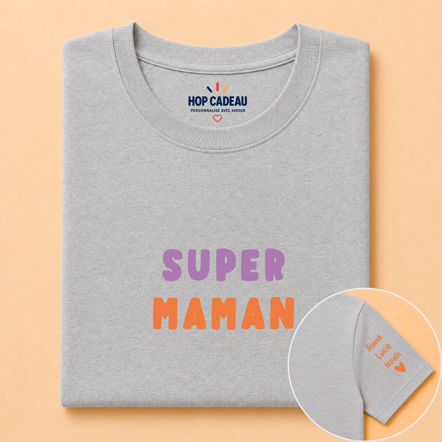 T-shirt personnalisé maman - Super maman – vue 15