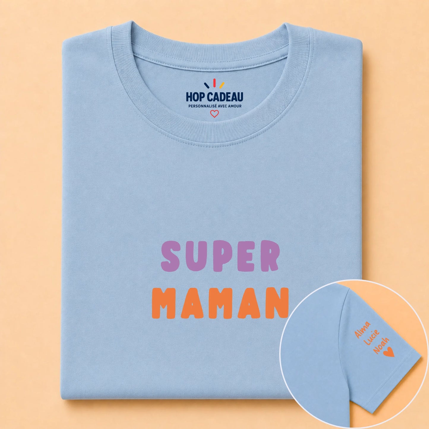 T-shirt personnalisé maman - Super maman – vue 16