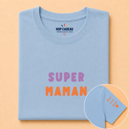 T-shirt personnalisé maman - Super maman – vue 16