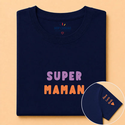 T-shirt personnalisé maman - Super maman – vue 9
