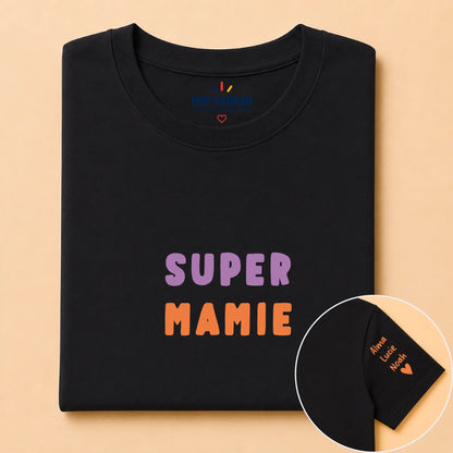 T-shirt personnalisé mamie - Super mamie – vue 12