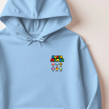 T-shirt Super Maman personnalisé – Prénoms des enfants – vue 31