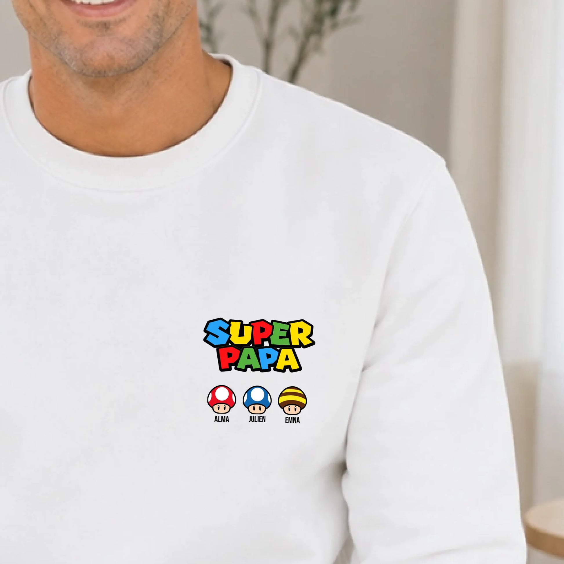 T-shirt personnalisé papa - Super papa – vue 16