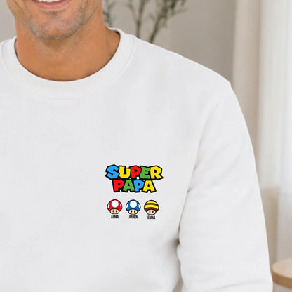 T-shirt personnalisé papa - Super papa – vue 16
