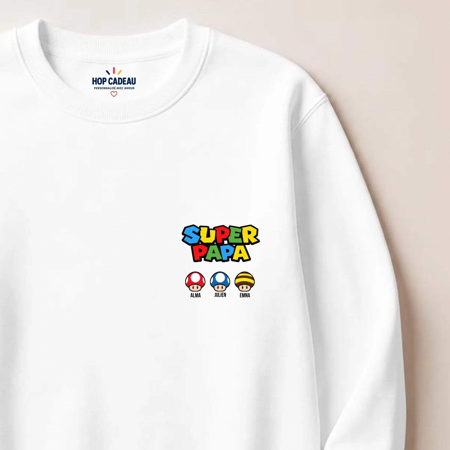 T-shirt personnalisé papa - Super papa – vue 19
