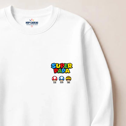 T-shirt personnalisé papa - Super papa – vue 19