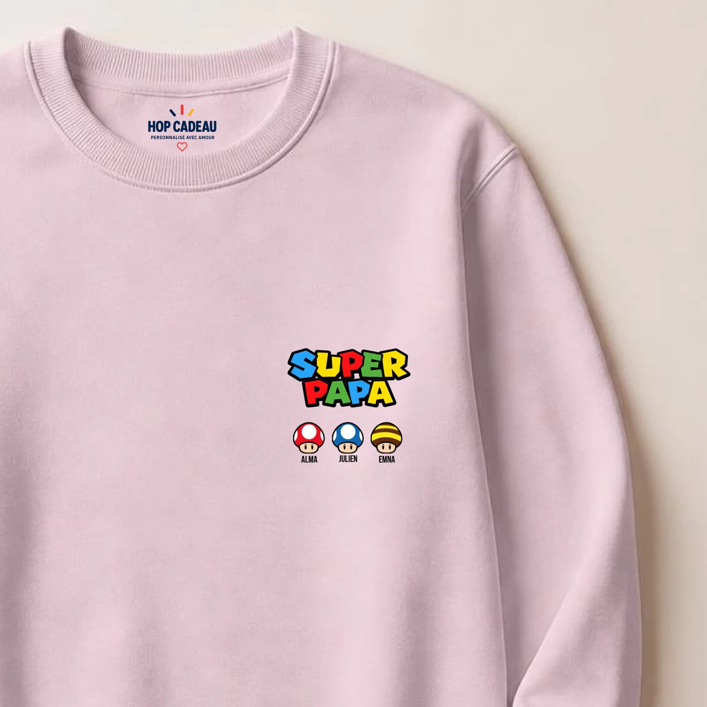 T-shirt personnalisé papa - Super papa – vue 20
