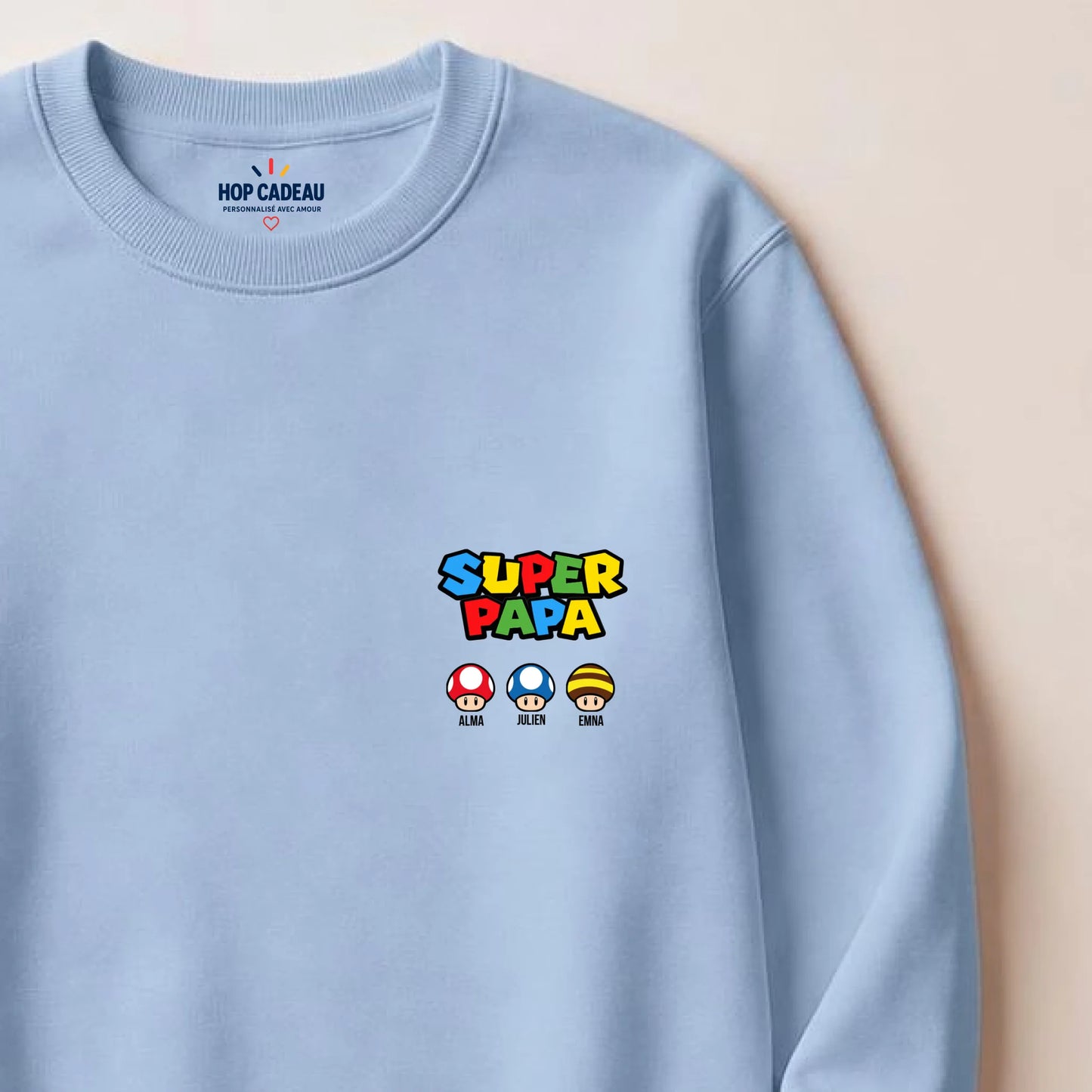 T-shirt personnalisé papa - Super papa – vue 21