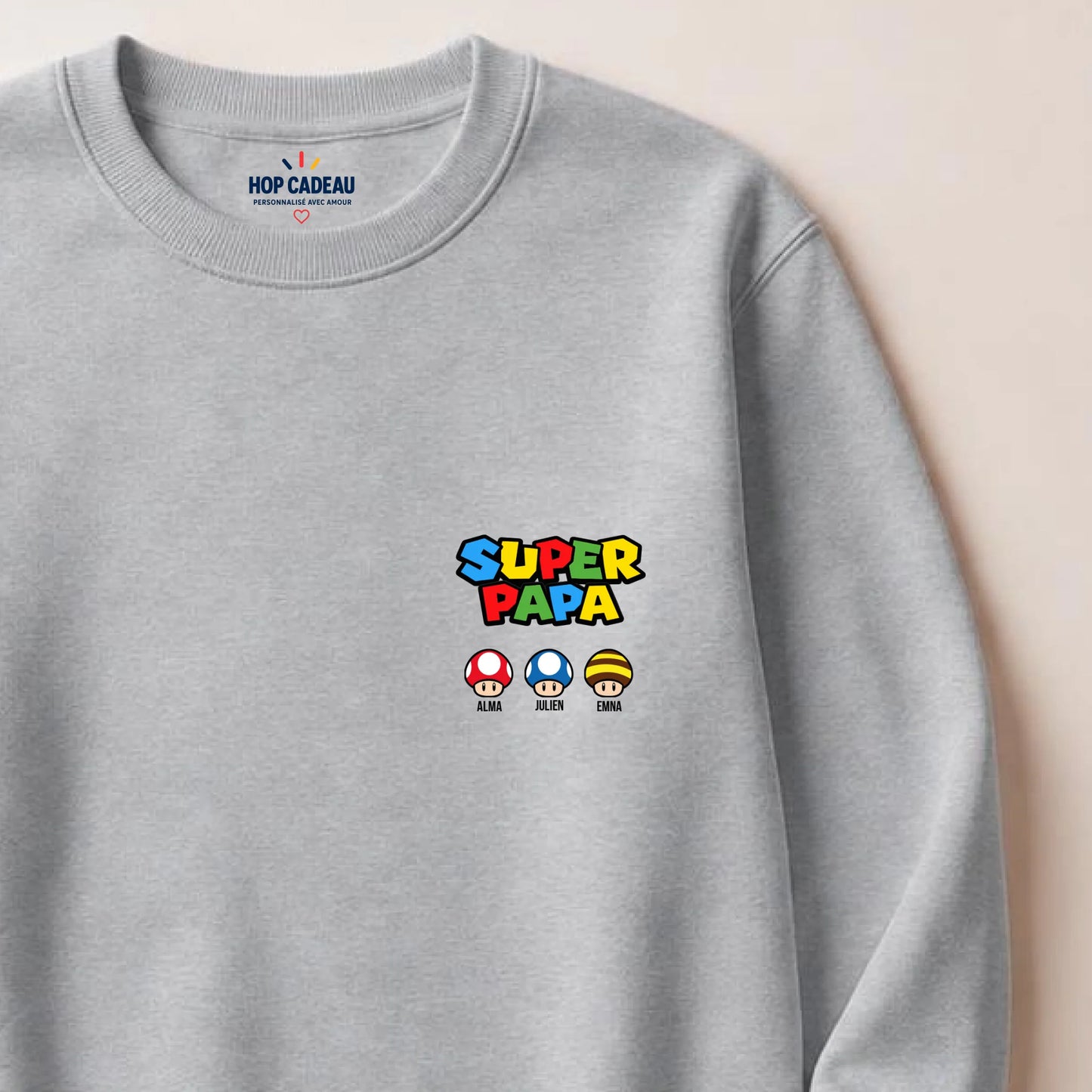 T-shirt personnalisé papa - Super papa – vue 22