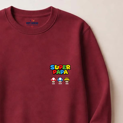 T-shirt personnalisé papa - Super papa – vue 23