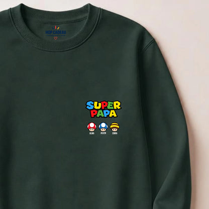 T-shirt personnalisé papa - Super papa – vue 24