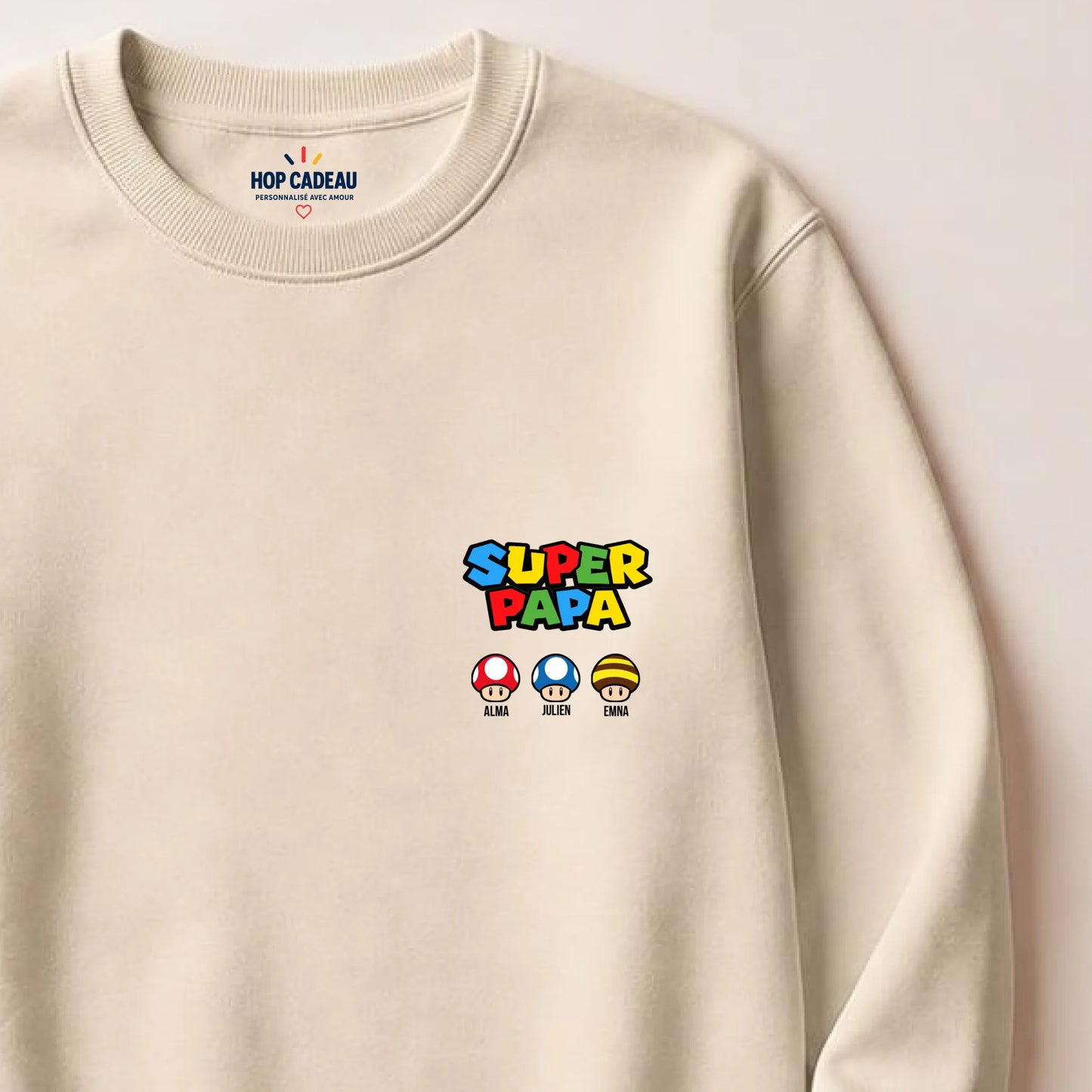 T-shirt personnalisé papa - Super papa – vue 25
