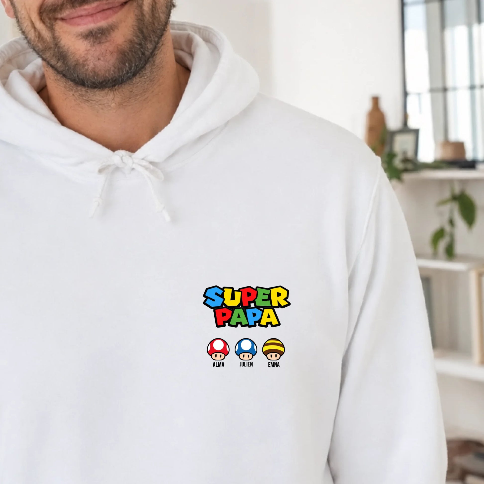 T-shirt personnalisé papa - Super papa – vue 28