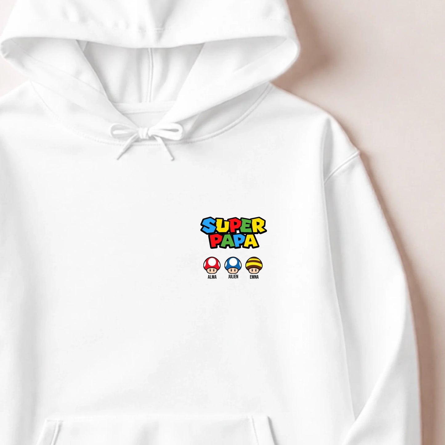 T-shirt personnalisé papa - Super papa – vue 32