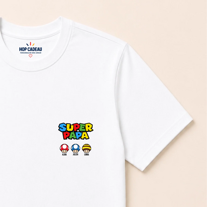 T-shirt personnalisé papa - Super papa – vue 5