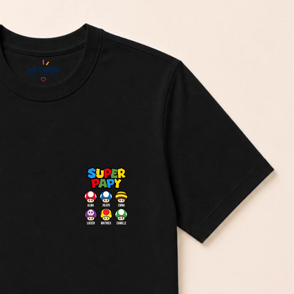 T-shirt personnalisé papy - Super papy – vue 5