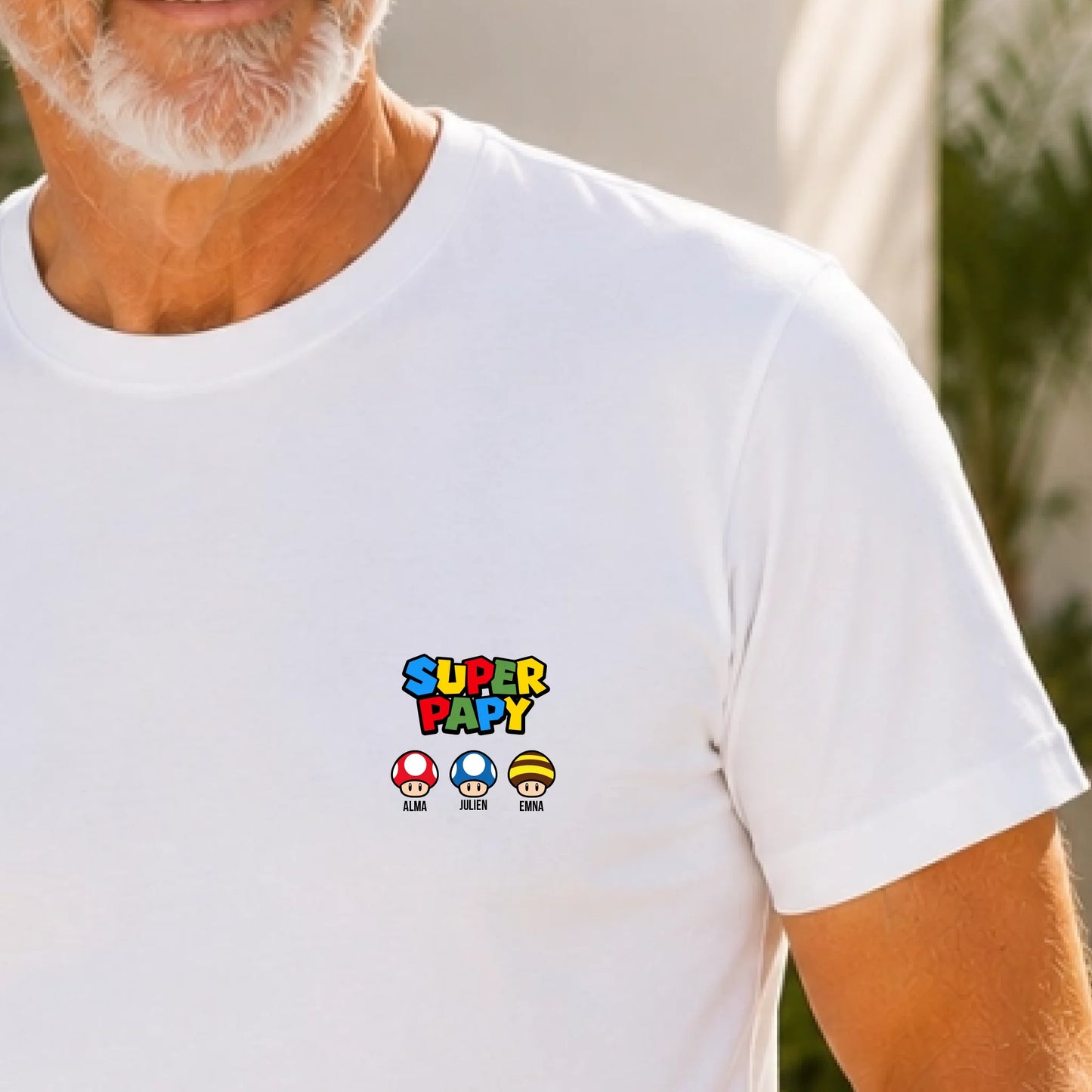 T-shirt personnalisé papy - Super papy