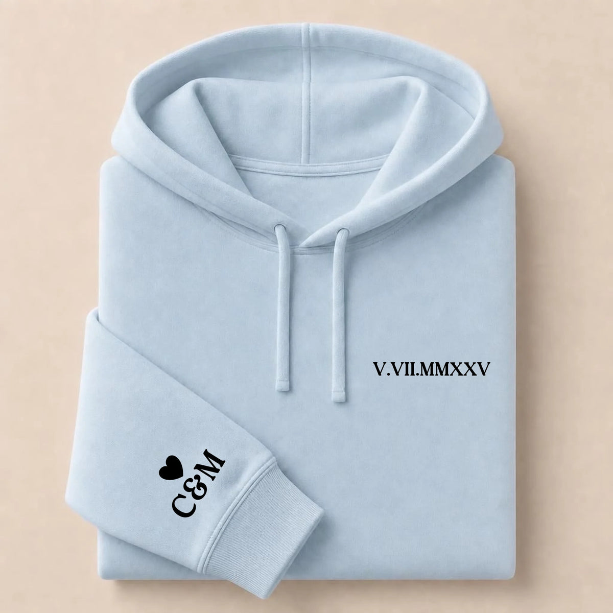 Tee Shirt personnalisé couple brodé date – vue 49
