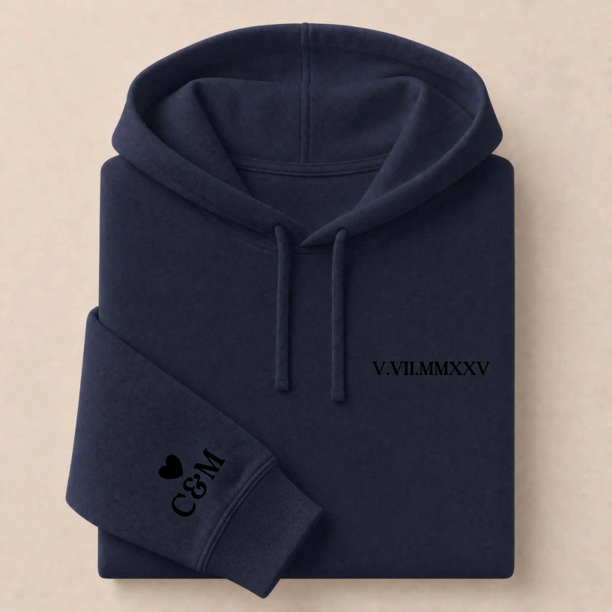 Tee Shirt personnalisé couple brodé date – vue 50