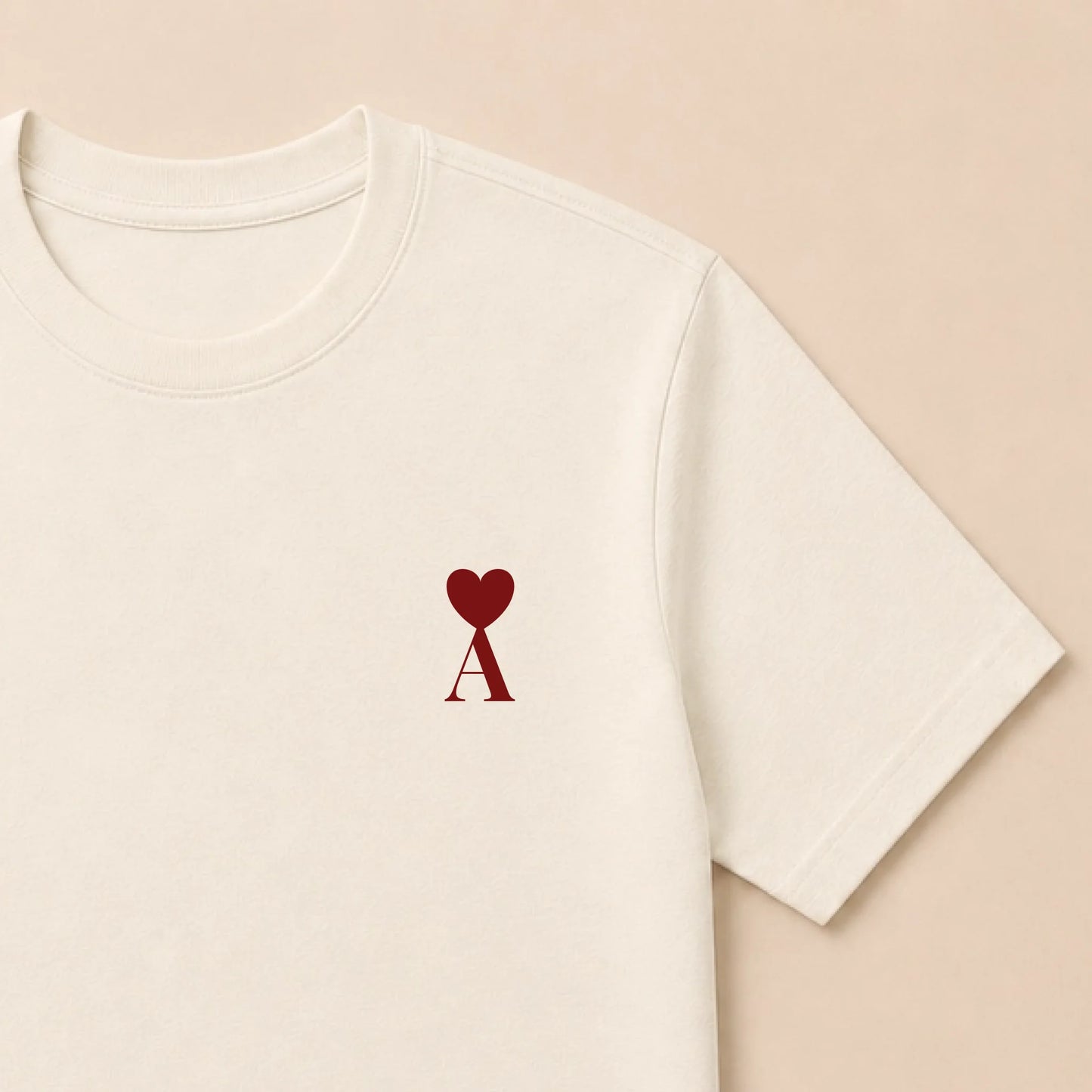 Tee Shirt personnalisé couple initiale – vue 18