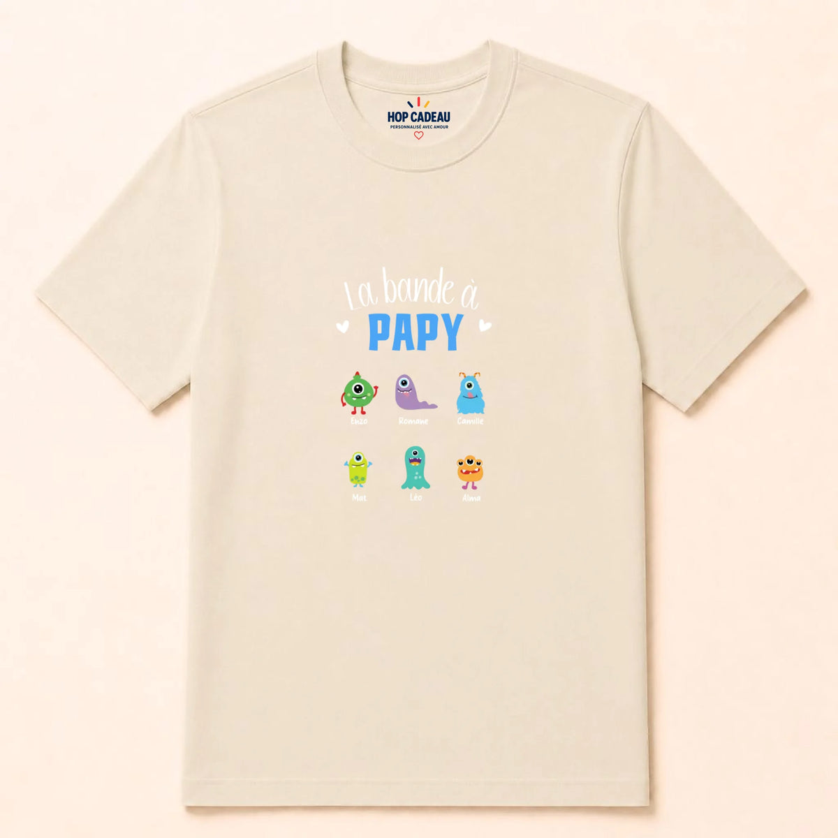 T-shirt Papy personnalisé – La bande à Papy – vue 11