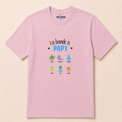 T-shirt Papy personnalisé – La bande à Papy – vue 14