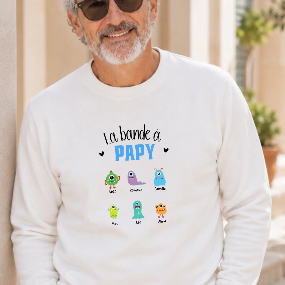 T-shirt Papy personnalisé – La bande à Papy – vue 15