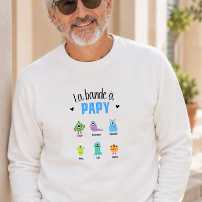 T-shirt Papy personnalisé – La bande à Papy – vue 15