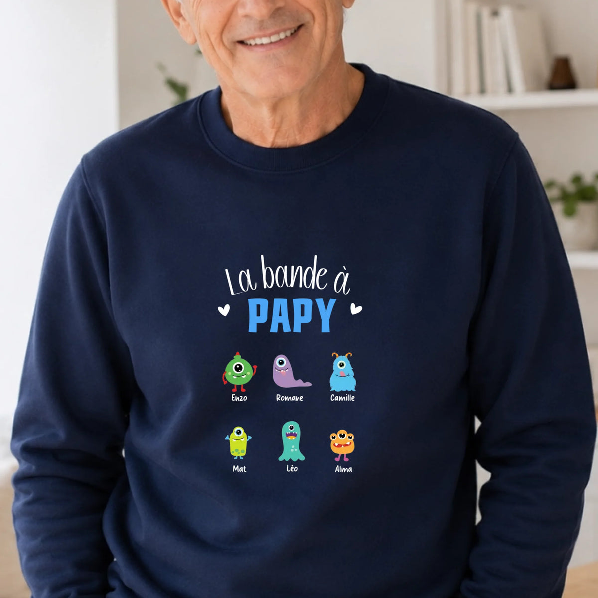 T-shirt Papy personnalisé – La bande à Papy – vue 17