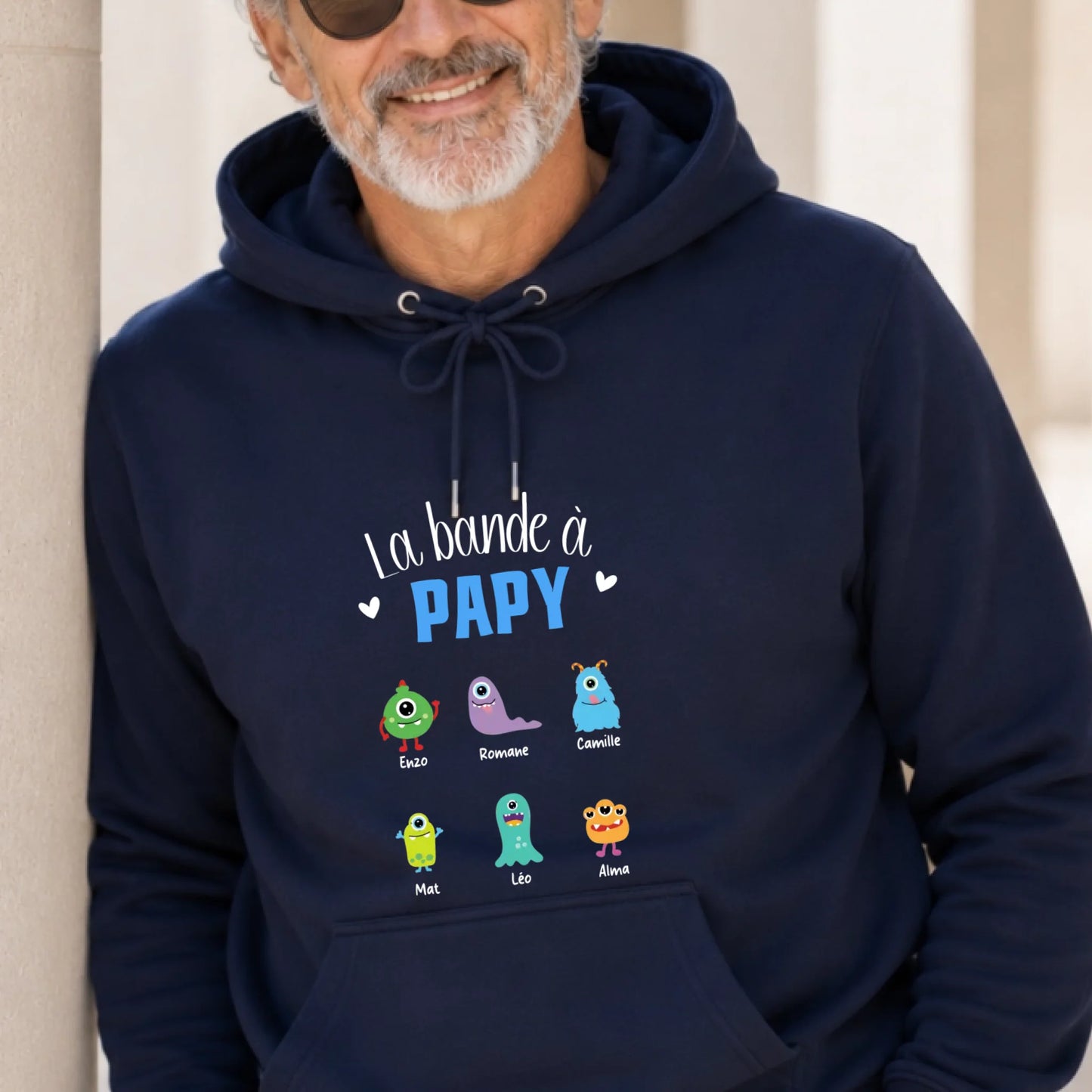 T-shirt Papy personnalisé – La bande à Papy – vue 29